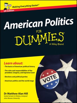 cover image of American Politics For Dummies